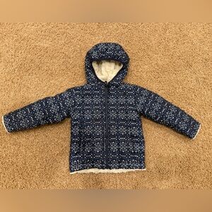 North face kids two side coat